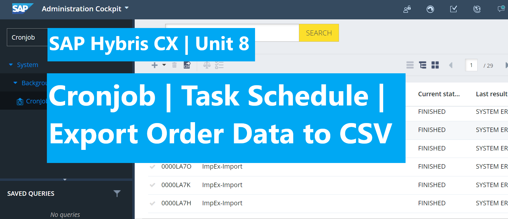 Cronjob | Task Schedule | Export Order Data to CSV